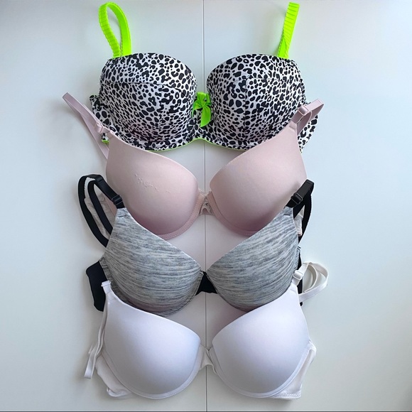 PINK Victoria's Secret Other - SOLD Bundle of 3 PINK & 1 Victoria’s Secret Push Up Bras